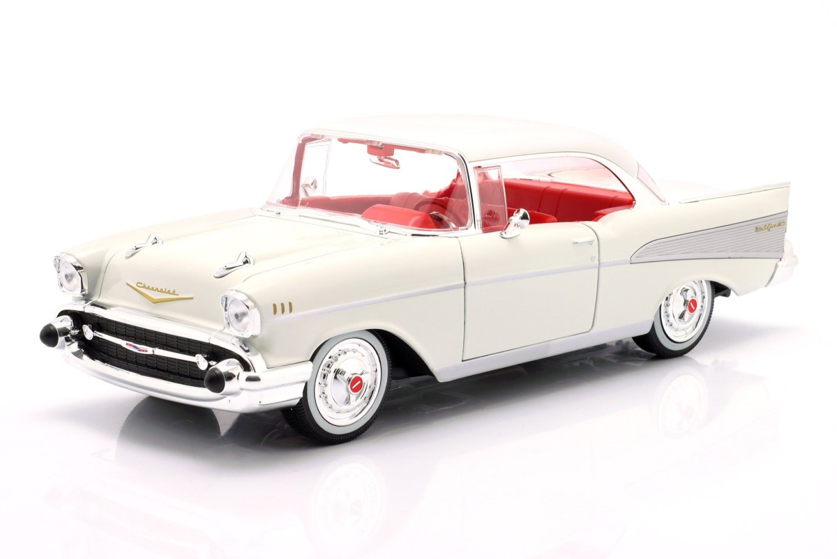 1957 Bel Air Coupe White: No package: Image 3