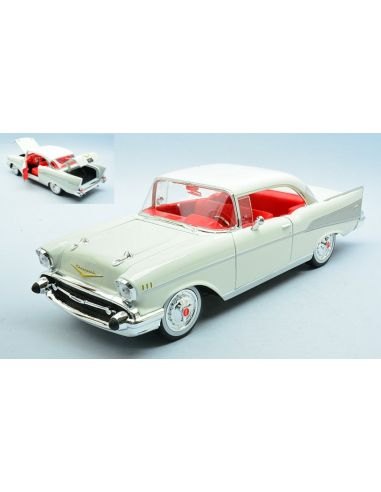 1957 Bel Air Coupe White: No package: Image 16