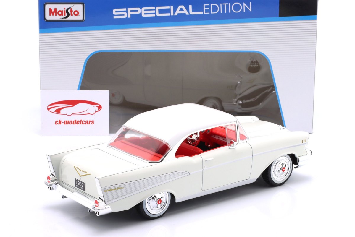 1957 Bel Air Coupe White: No package: Image 11