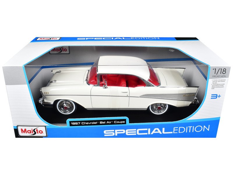 1957 Bel Air Coupe White: No package: Image 5