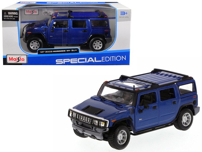 2003 H2 SUV Blue: No package: Image 5