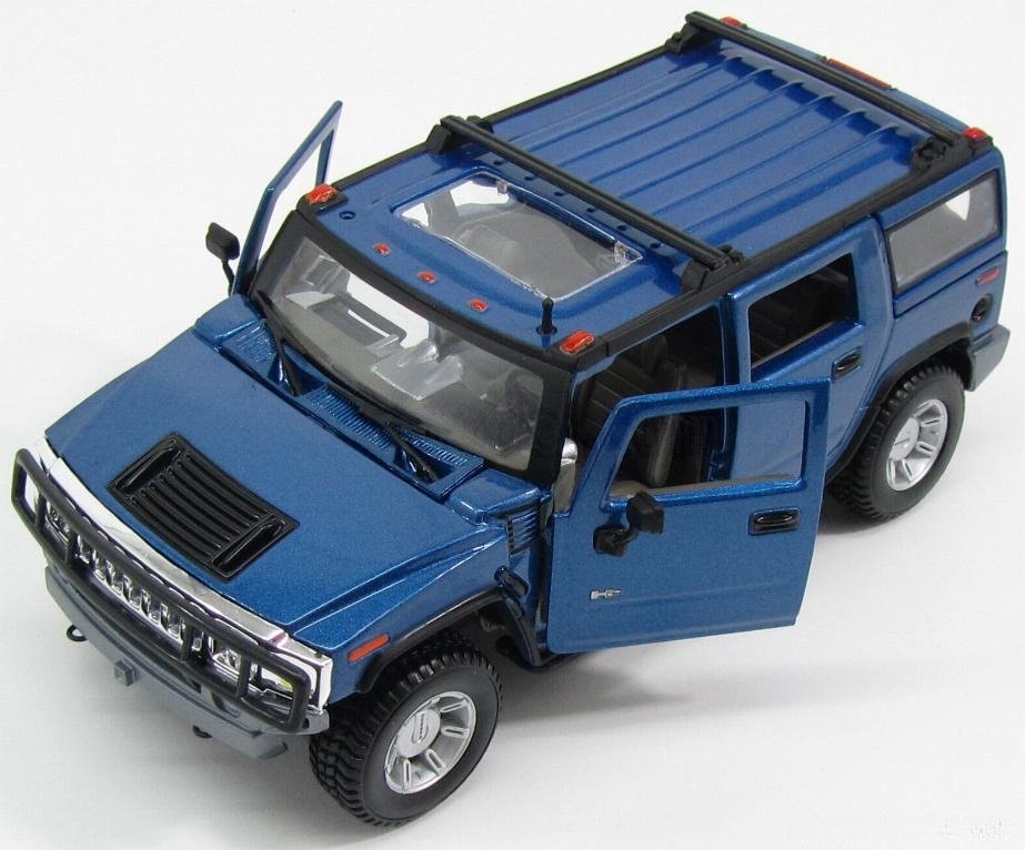 2003 H2 SUV Blue: No package: Image 3