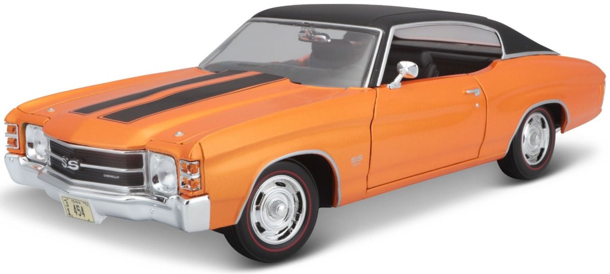 1971 chevelle 71 Orange: No package: Image 23