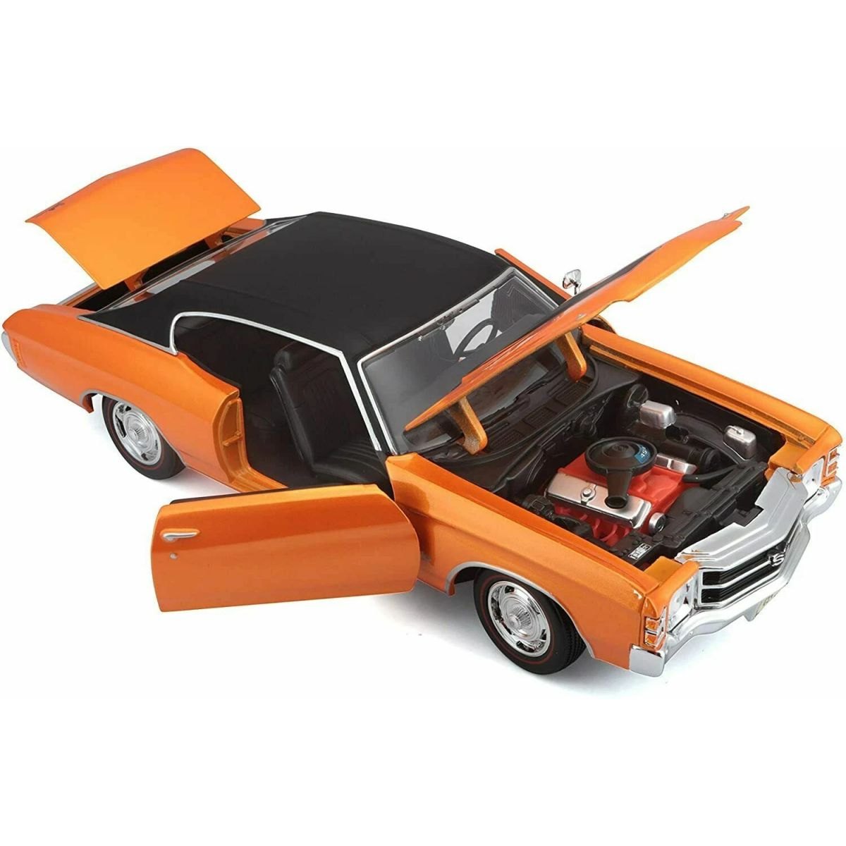 1971 chevelle 71 Orange: No package: Image 15