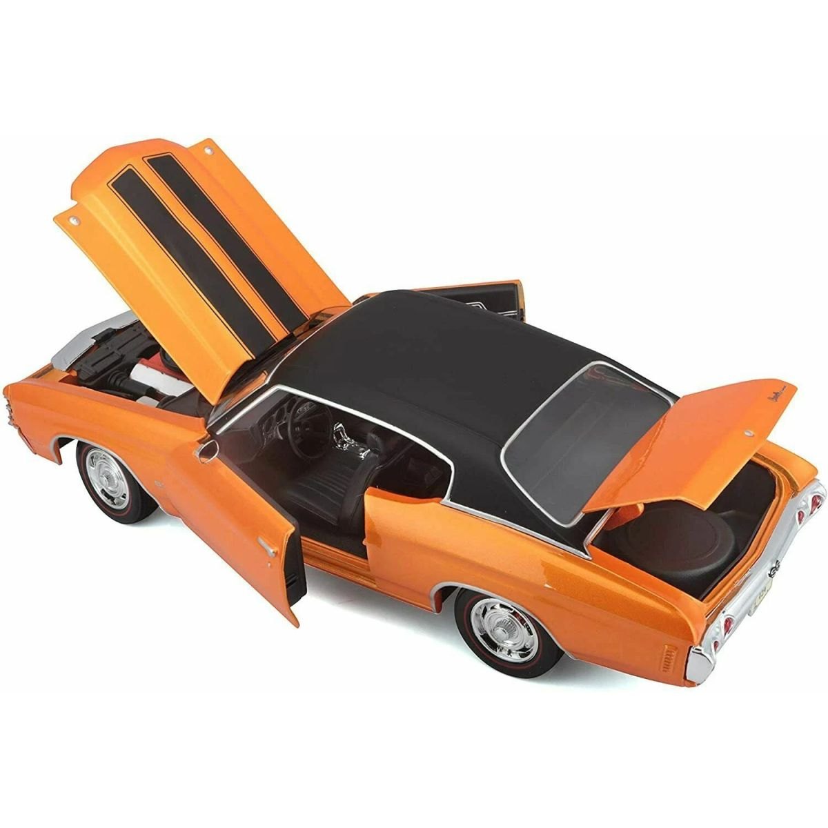 1971 chevelle 71 Orange: No package: Image 16