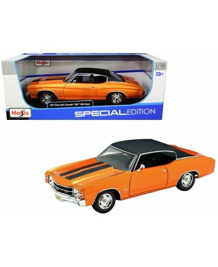 1971 chevelle 71 Orange: No package: Image 22