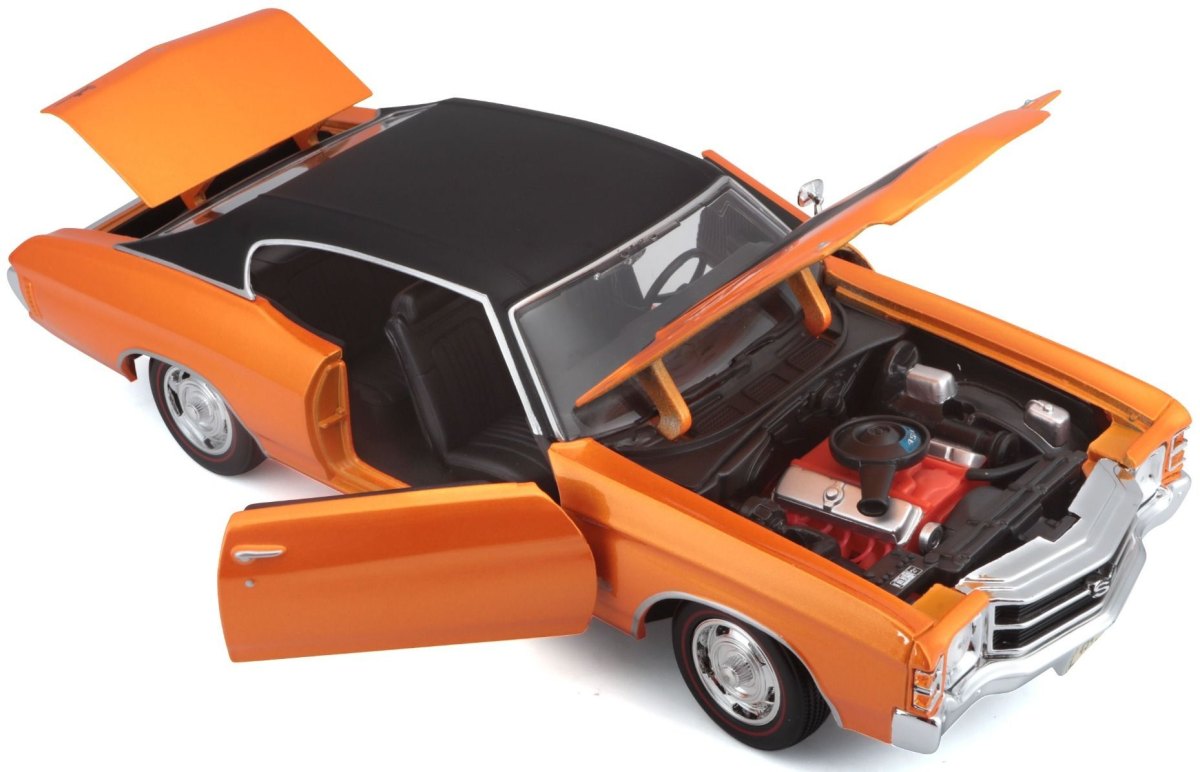 1971 chevelle 71 Orange: No package: Image 25