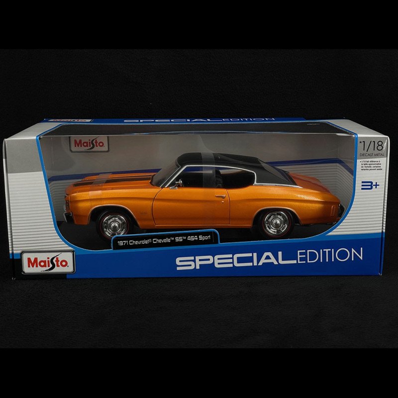 1971 chevelle 71 Orange: No package: Image 18