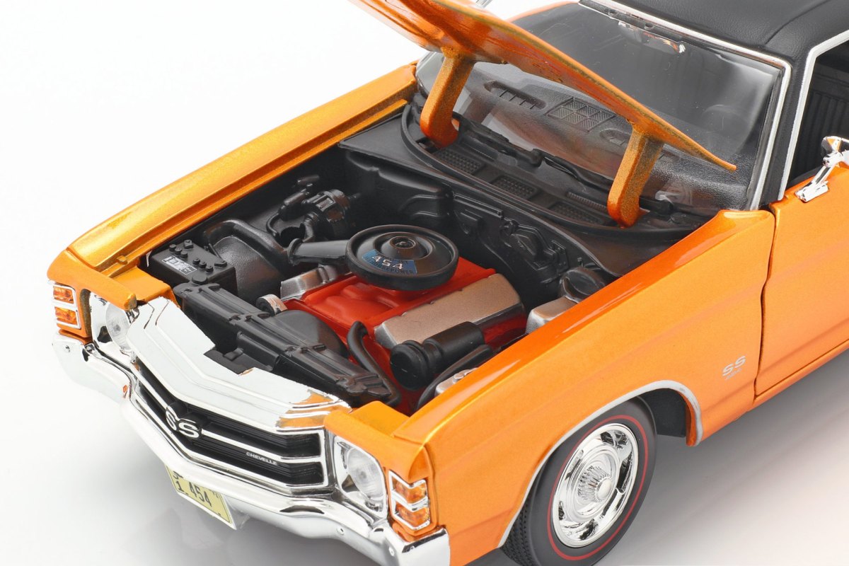 1971 chevelle 71 Orange: No package: Image 10