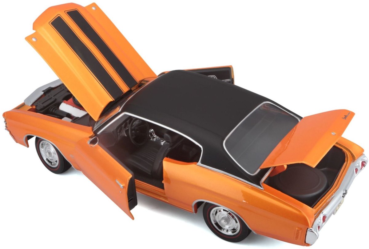 1971 chevelle 71 Orange: No package: Image 24