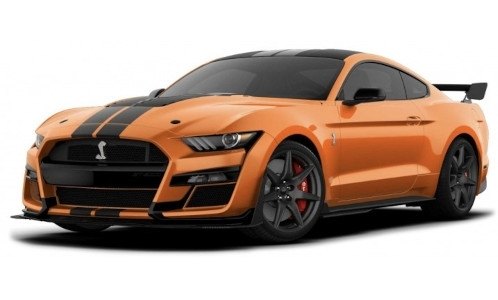 2020 Mustang Shelby GT500 ( Orange: No package: Image 2