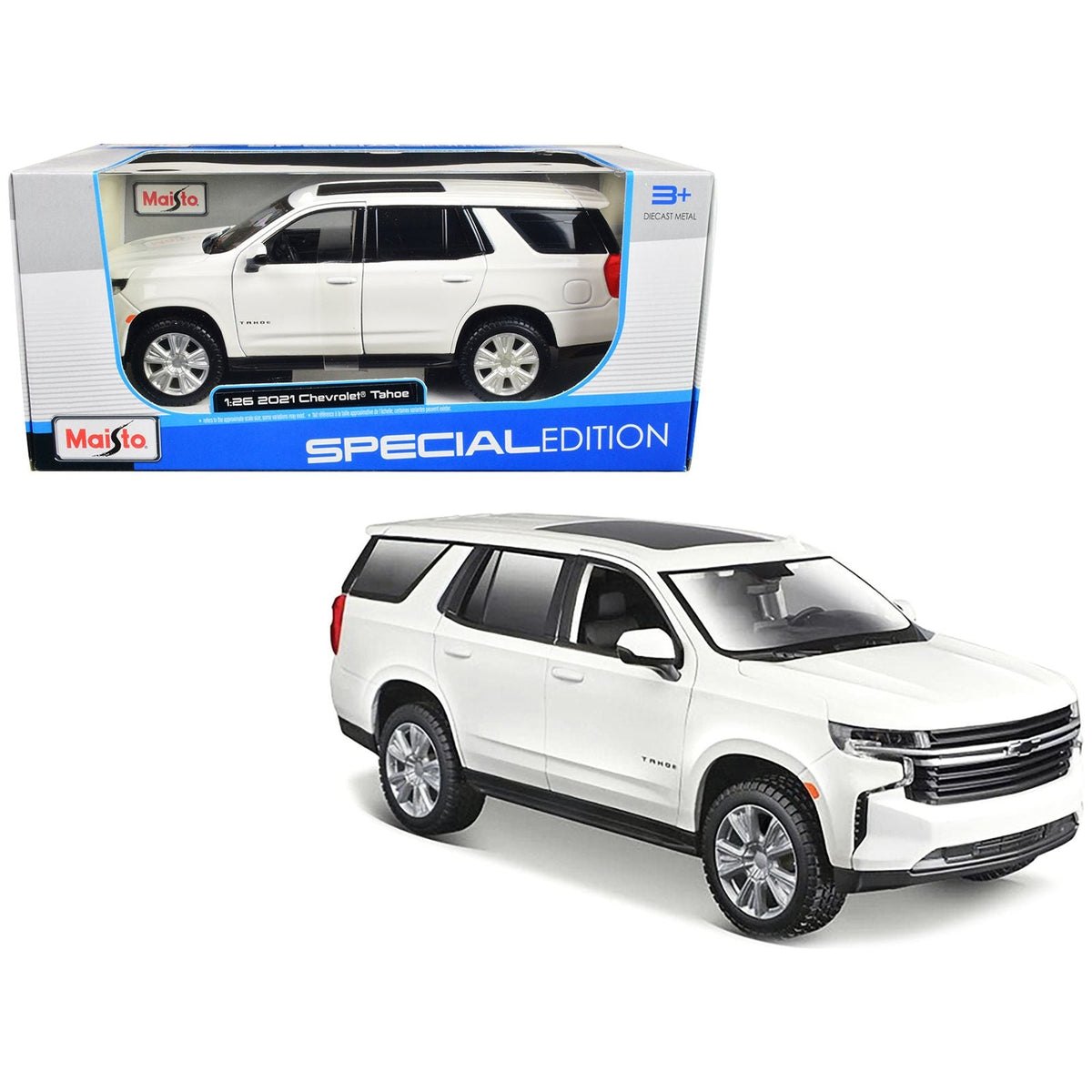 2021 Tahoe White: No package: Image 2