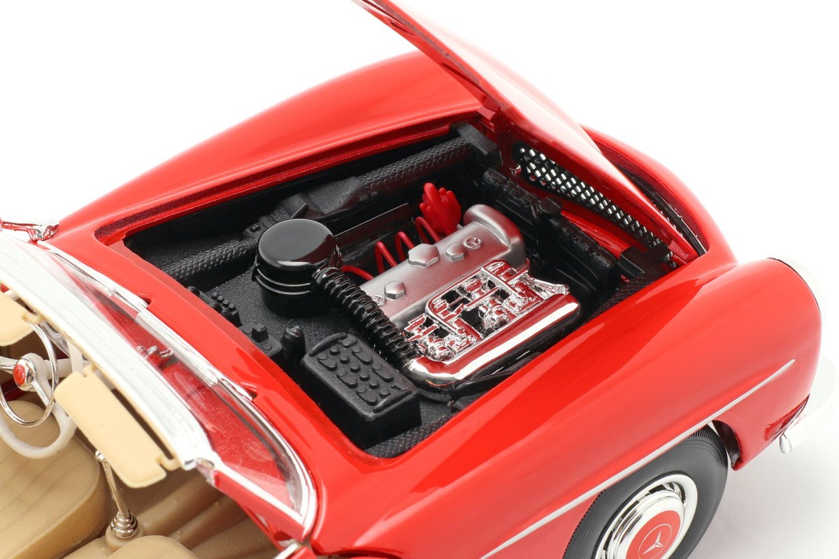 1955 190 SL/ W121 Cabriolet Red: No package: Image 16