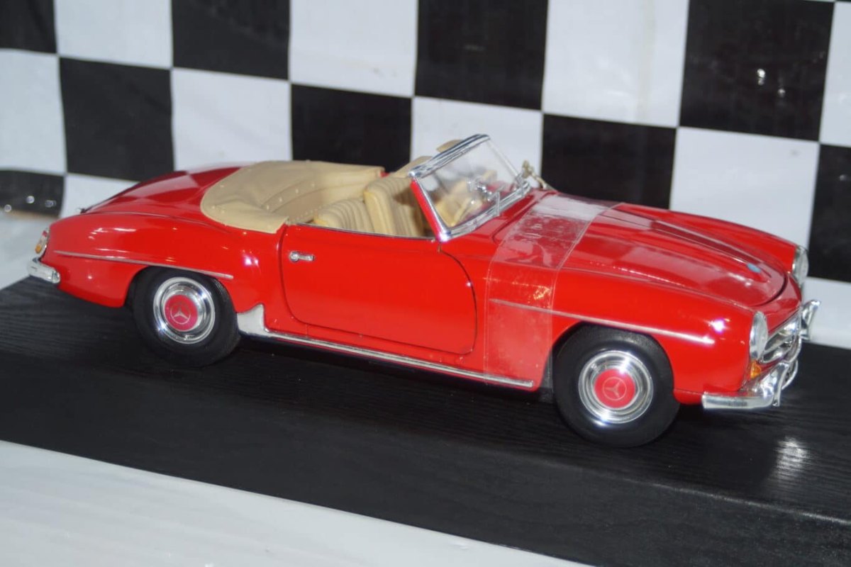 1955 190 SL/ W121 Cabriolet Red: No package: Image 3