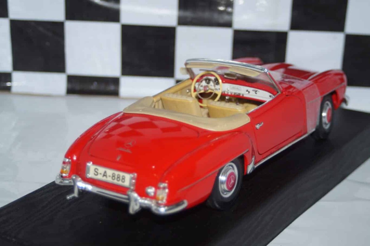 1955 190 SL/ W121 Cabriolet Red: No package: Image 4