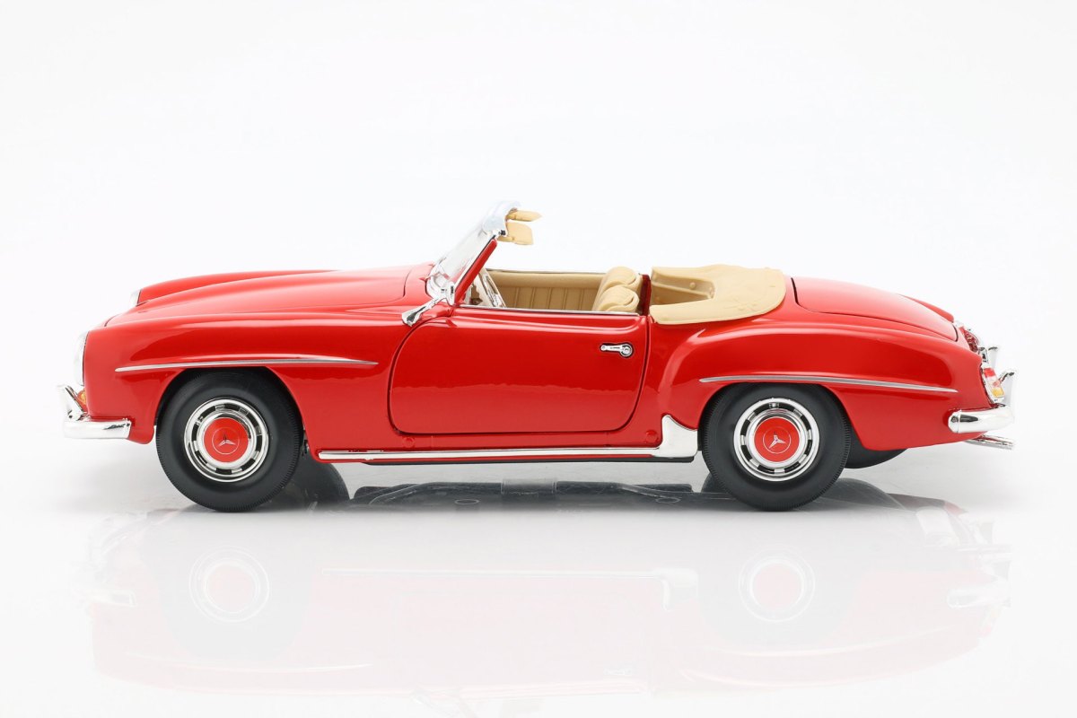 1955 190 SL/ W121 Cabriolet Red: No package: Image 14