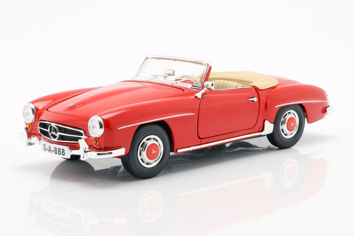 1955 190 SL/ W121 Cabriolet Red: No package: Image 8
