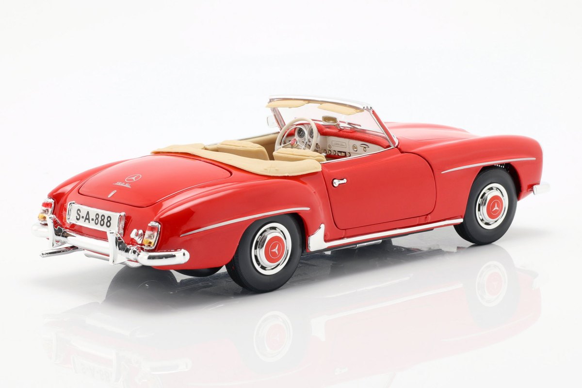 1955 190 SL/ W121 Cabriolet Red: No package: Image 13