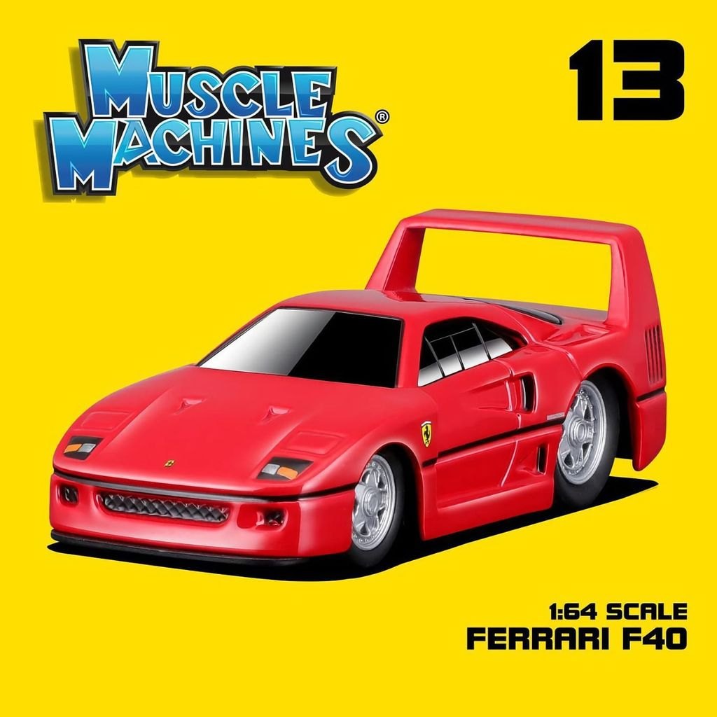 Jet Car Ferrari F40 Coupe Red: No package: Image 2