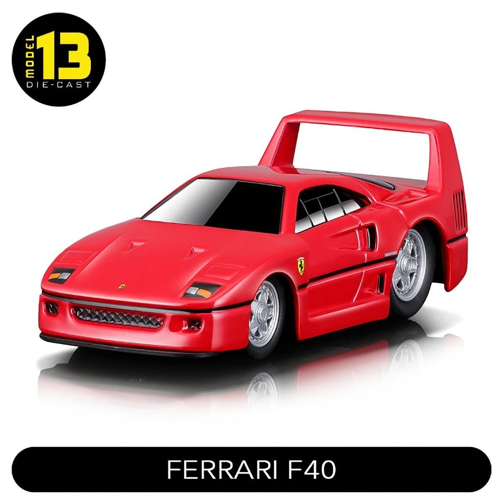 Jet Car Ferrari F40 Coupe Red: No package: Image 3