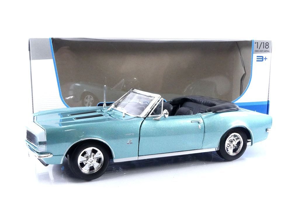 1968 Camaro SS 396 Convertible Blue: No package: Image 12