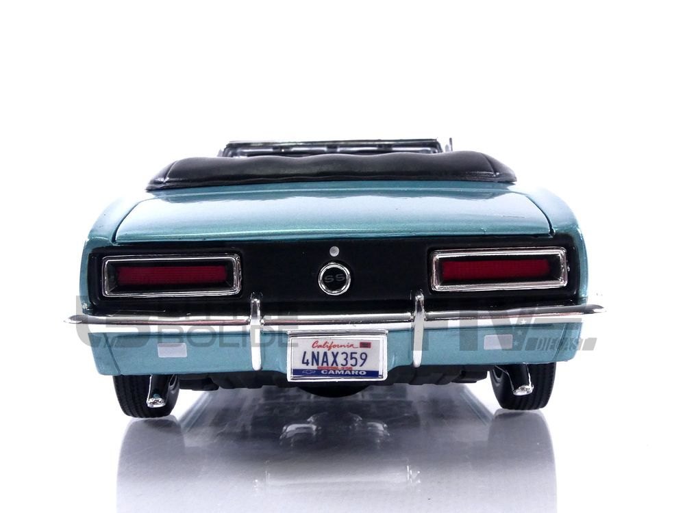 1968 Camaro SS 396 Convertible Blue: No package: Image 16