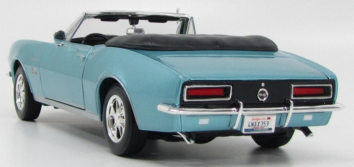 1968 Camaro SS 396 Convertible Blue: No package: Image 6
