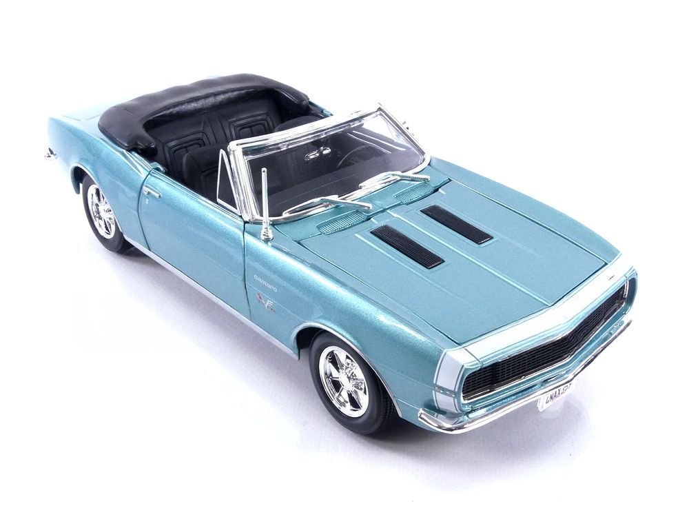 1968 Camaro SS 396 Convertible Blue: No package: Image 19