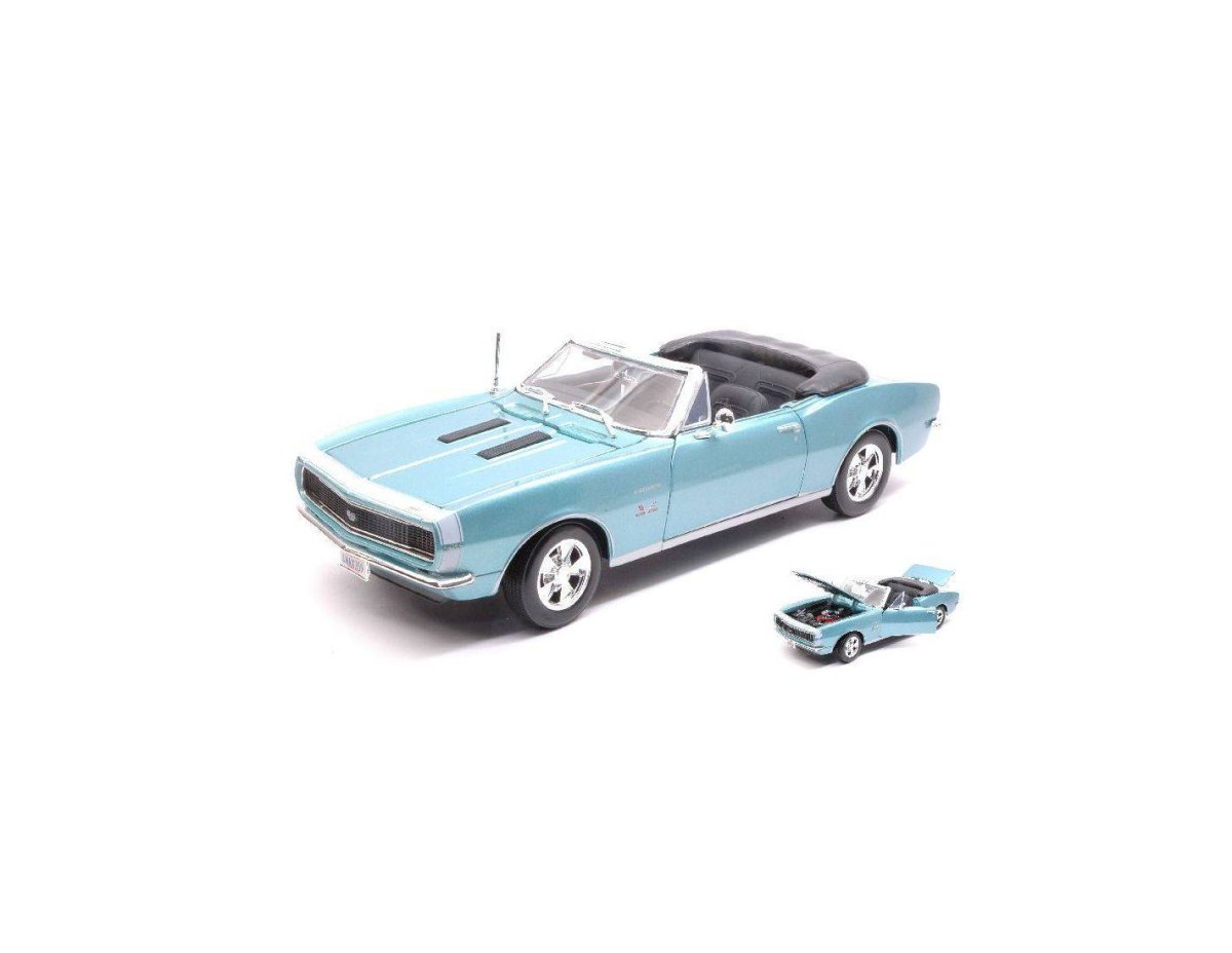 1968 Camaro SS 396 Convertible Blue: No package: Image 9