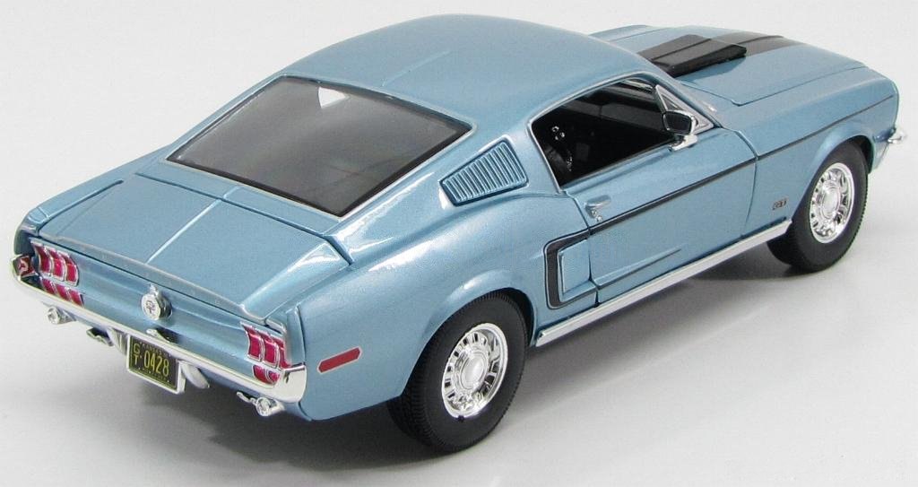 1968 Mustang GT Cobra Jet Blue: No package: Image 5