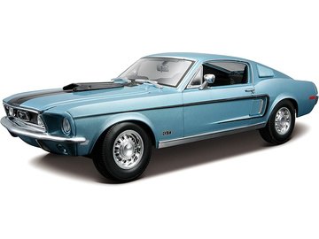 1968 Mustang GT Cobra Jet Blue: No package: Image 16