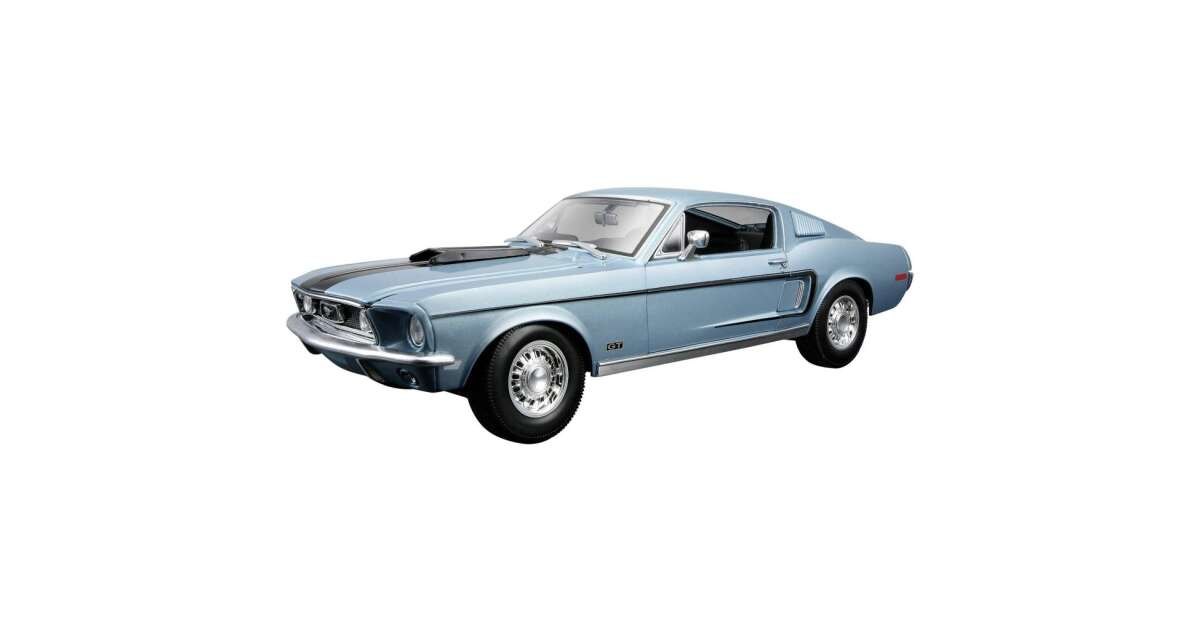 1968 Mustang GT Cobra Jet Blue: No package: Image 9