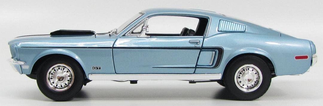 1968 Mustang GT Cobra Jet Blue: No package: Image 6