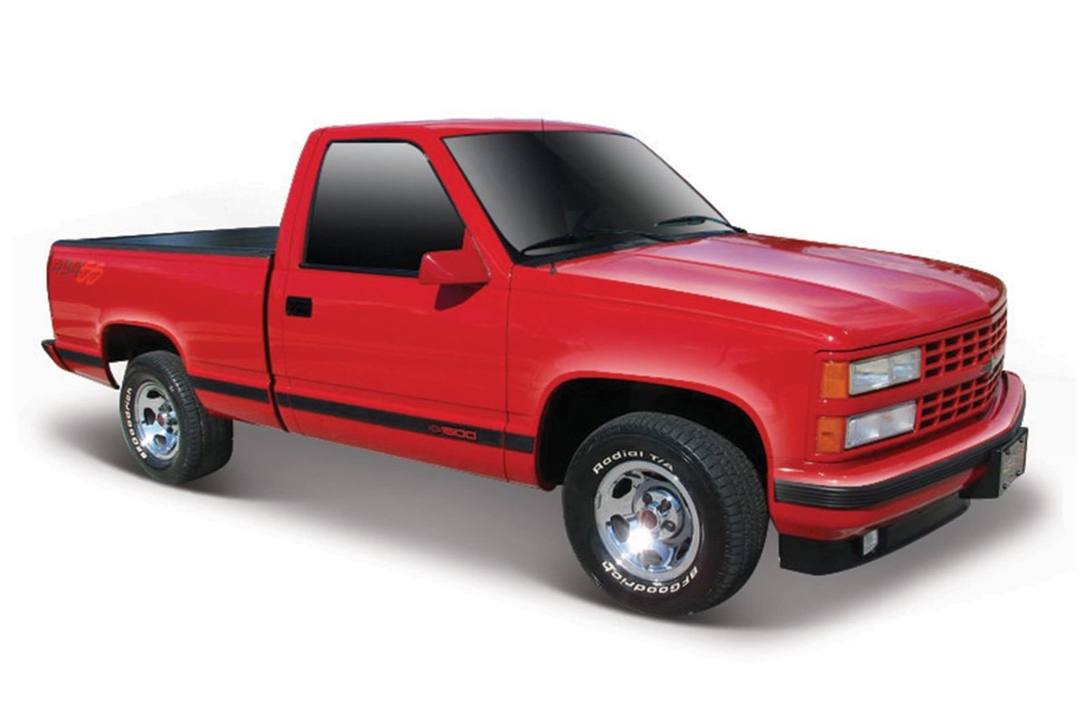1993 454 SS Pick-Up Red: No package: Image 22