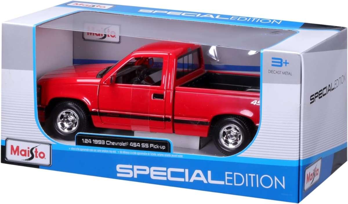1993 454 SS Pick-Up Red: No package: Image 11