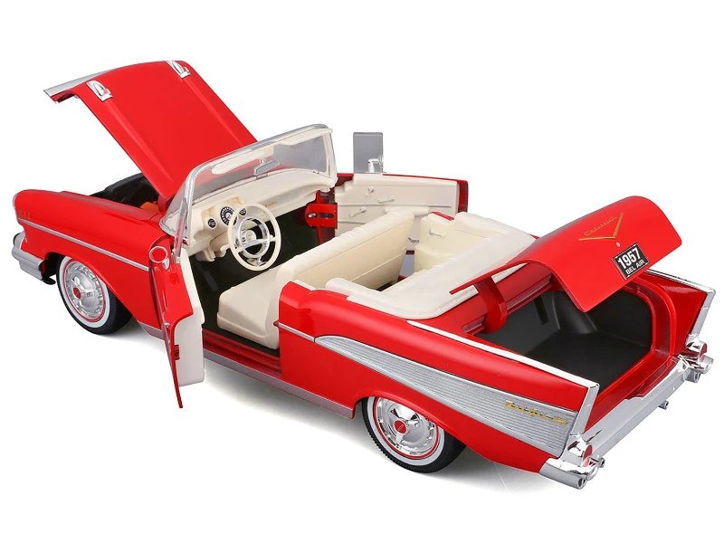 1957 Bel Air Coupe Red: No package: Image 20