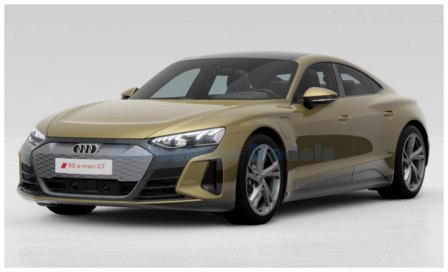2022 e-Tron GT, green metallic Green: No package: Image 8
