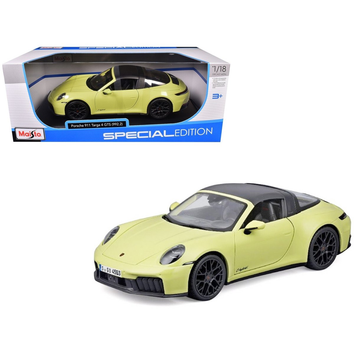 2025 911 (992.2) TARGA 4 GTS HYBRID Yellow: No package: Image 4