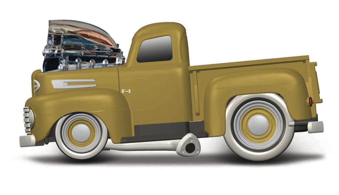 1949 F-100 Pick Up Gold: No package: Image 2