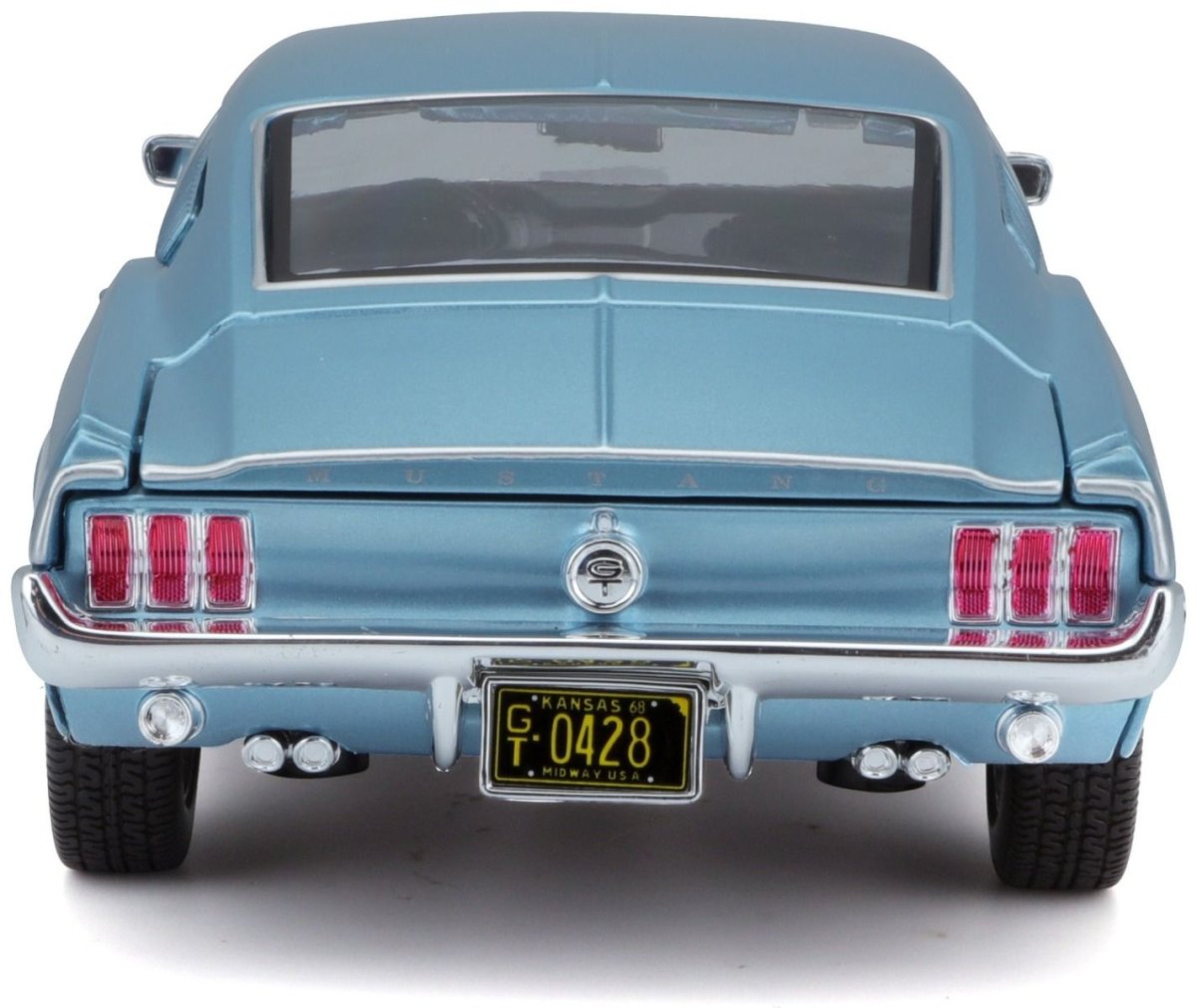 1968 Mustang GT Cobra Jet Fastback Blue: No package: Image 5