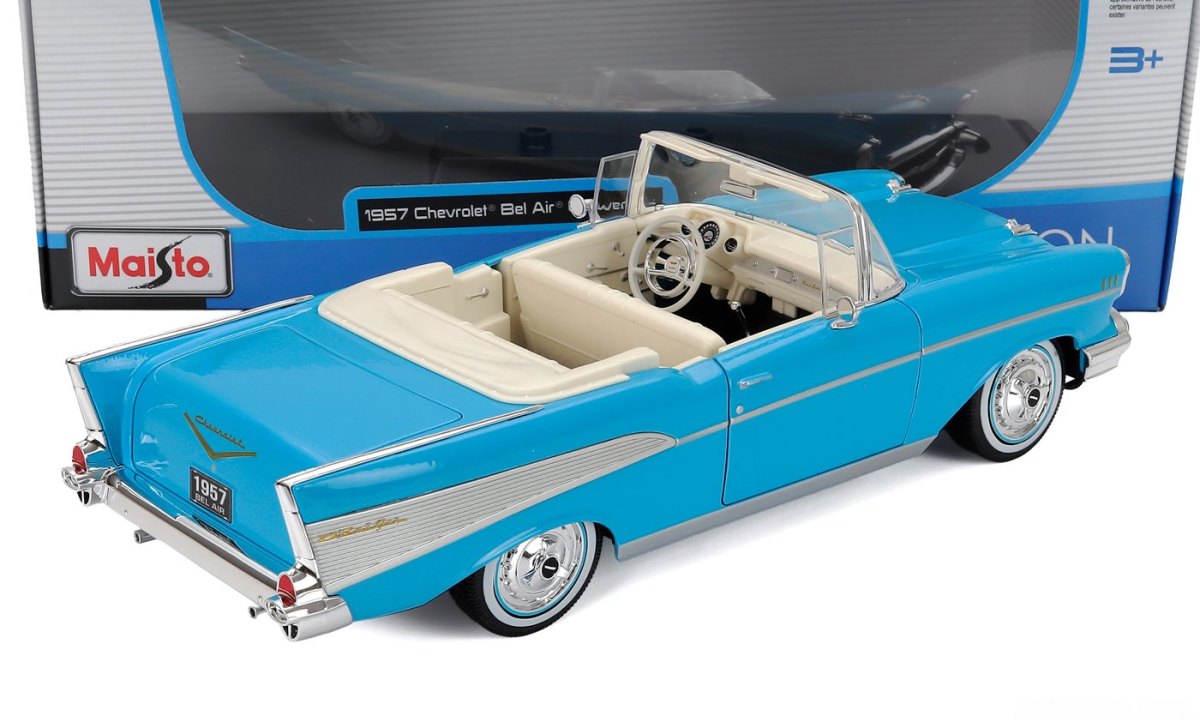 1957 Bel Air Cabriolet Blue: No package: Image 4
