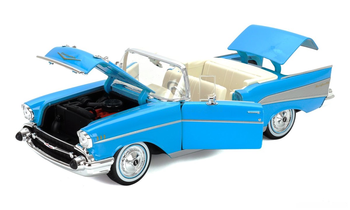 1957 Bel Air Cabriolet Blue: No package: Image 11