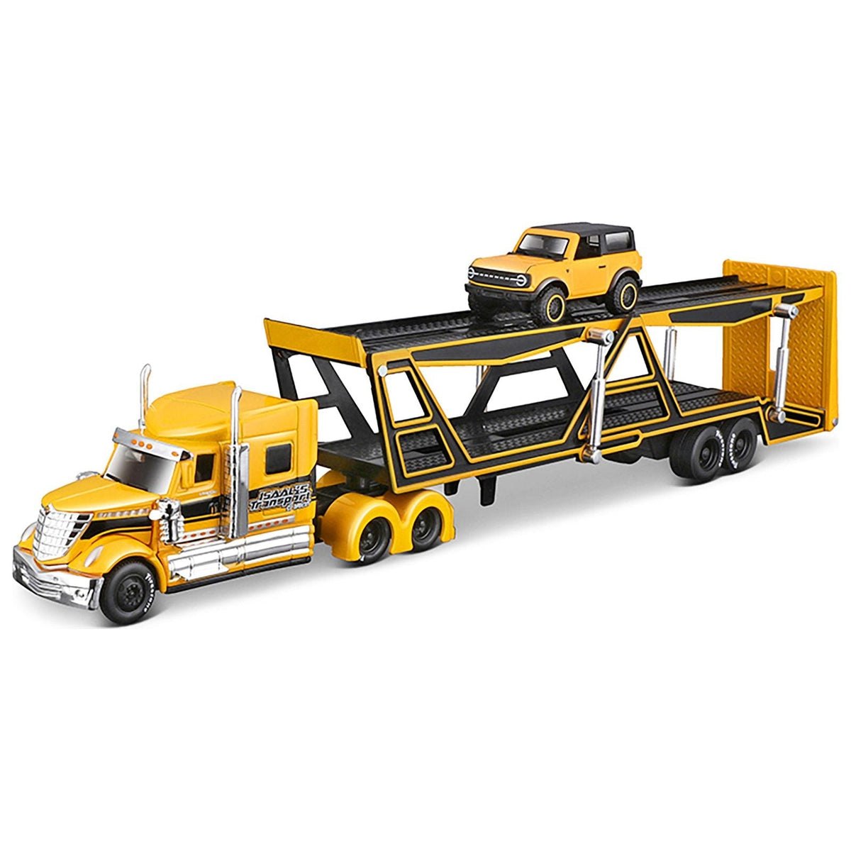 2021 Lonestar Open Car Hauler Yellow: No package: Image 2