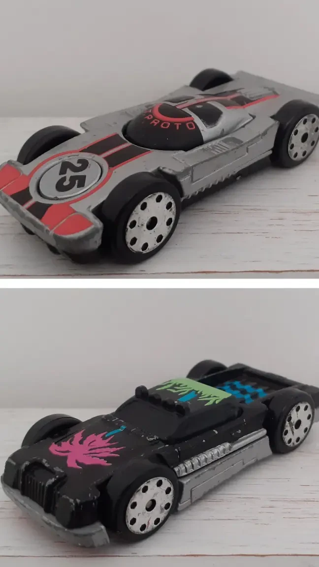 1990 Rotating Racer / Twirlin' Truck Silver: No Package: Image 3
