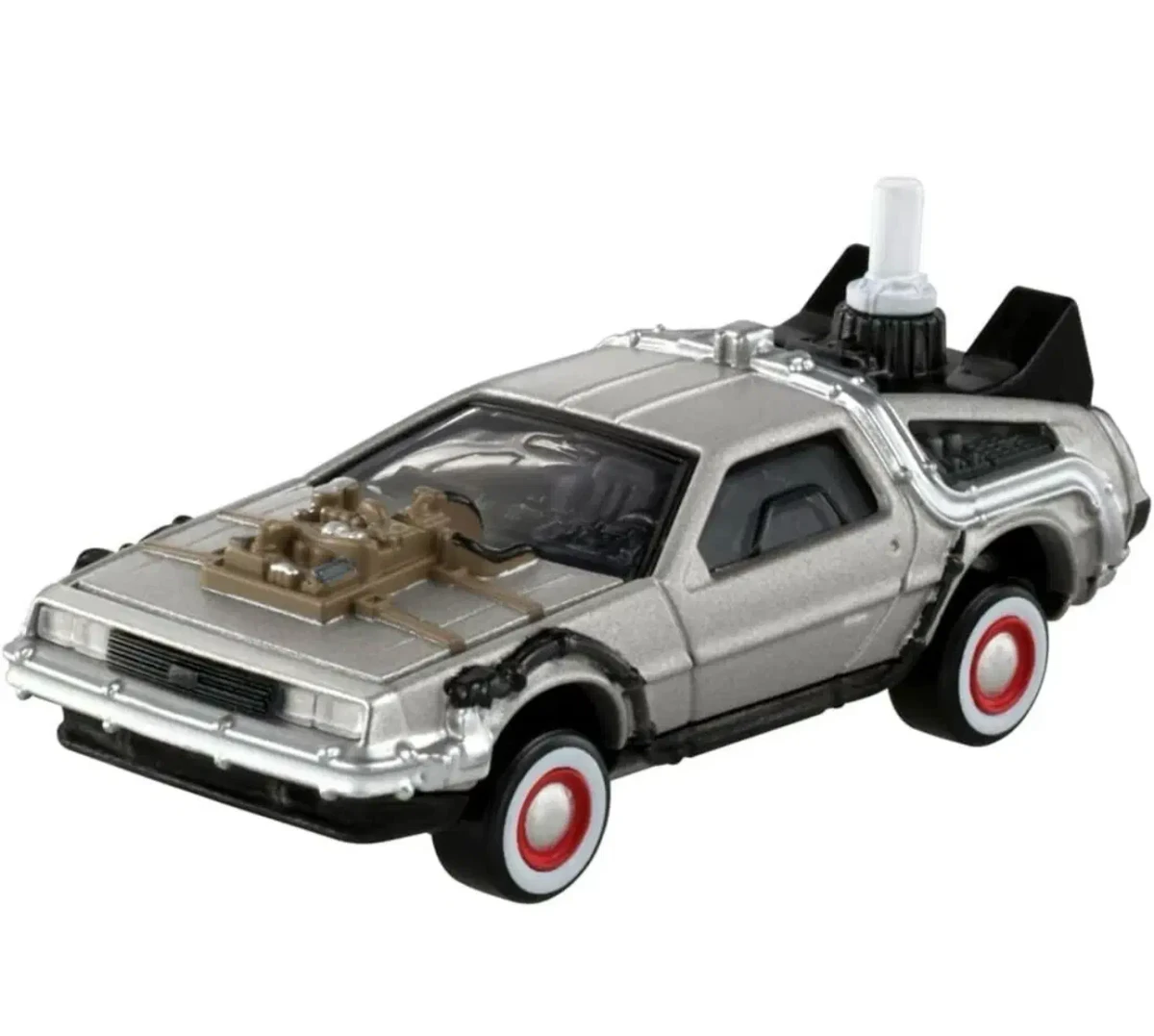 2024 Back To The Future Time Machine Part 3 Silver: No Package: Image 5