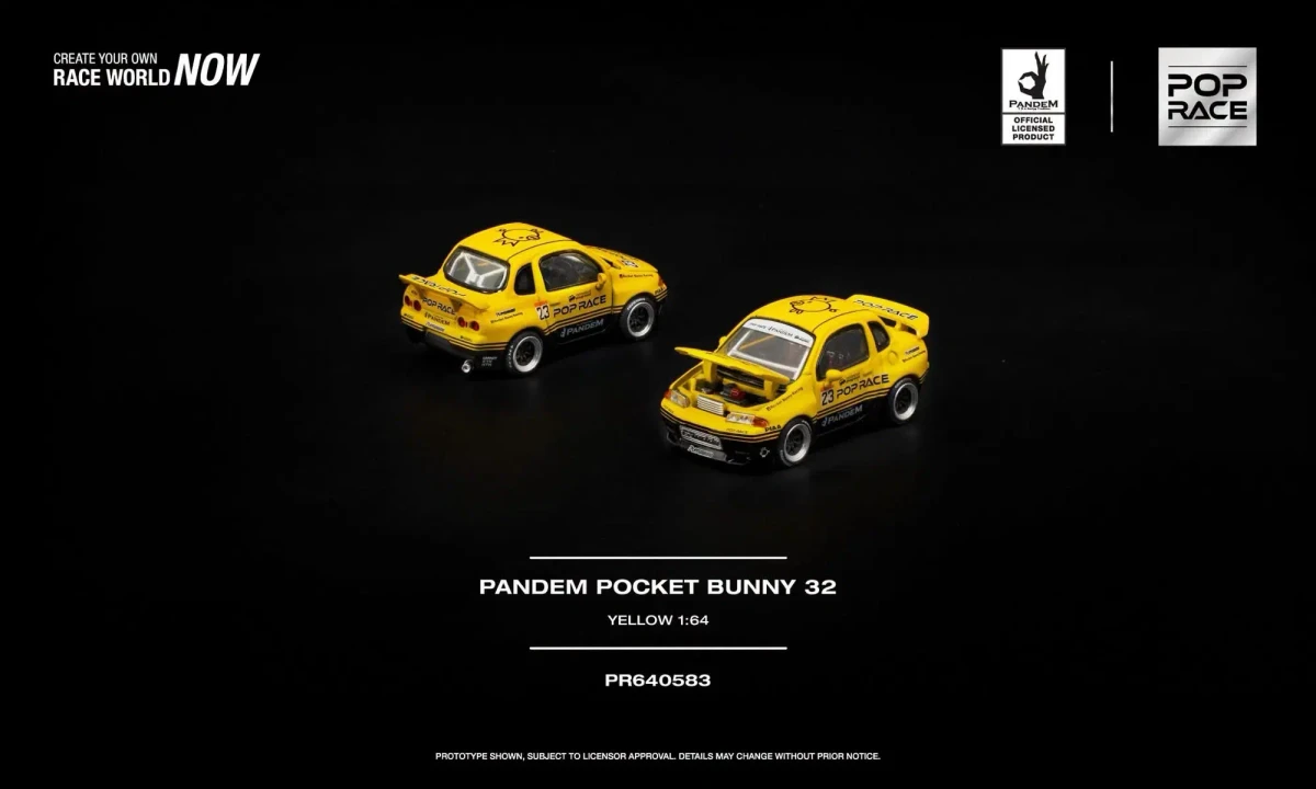2027 PANDEM Pocket Bunny 32 Yellow: No Package: Image 2