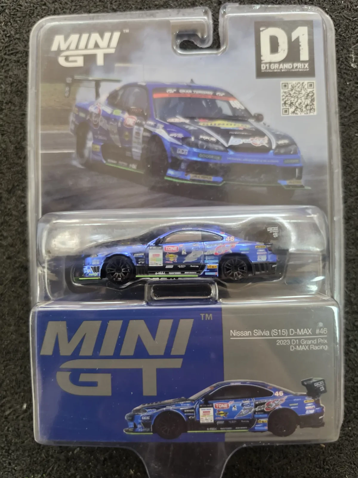 2025 Nissan Silvia (S15) D-MAX #46 D-MAX Racing 2023 D1 Grand Prix Blue: No Package: Image 4