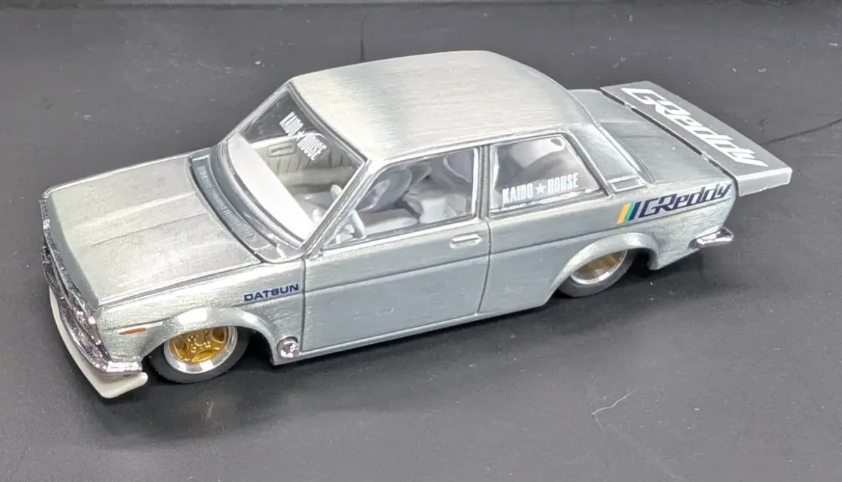 2022 Datsun 510 Pro Street GREDDY Pearl White ZAMAC: No Package: Image 2