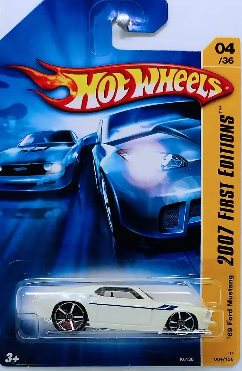 2007 69 Ford Mustang White: Long (INT): Image 2