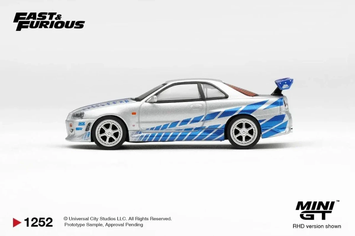 2026 Nissan Skyline GT-R C-West "2 Fast 2 Furious" Brian O'Conner Silver: No Package: Image 3